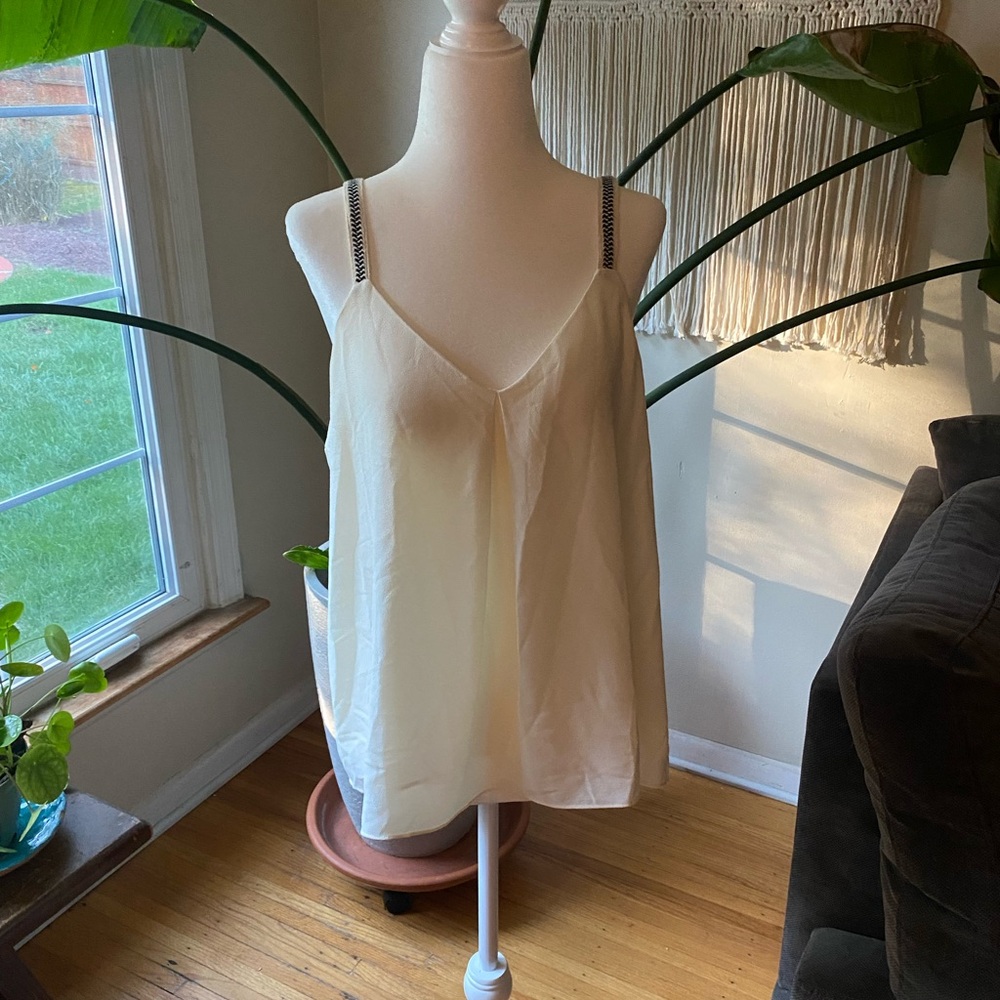 Elegant Cream Sleeveless cami top